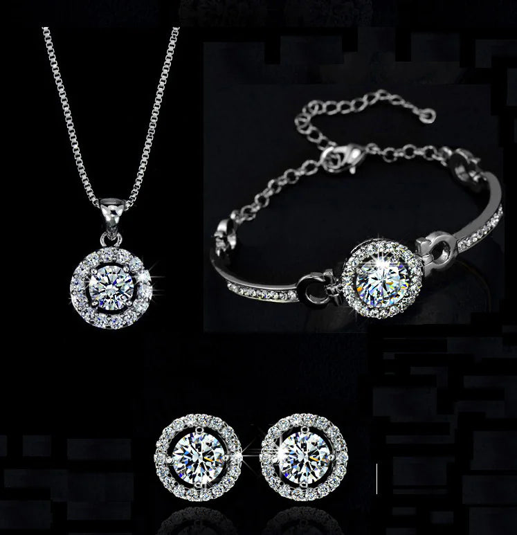 Silver & Gold Jewelry set