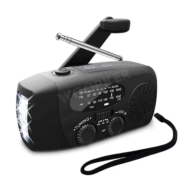 Versatile Emergency Radio with Powerful Flashlight