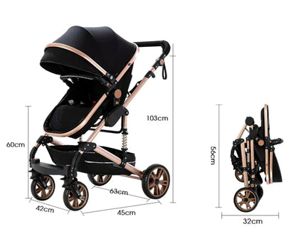 Lightweight Foldable Baby Stroller