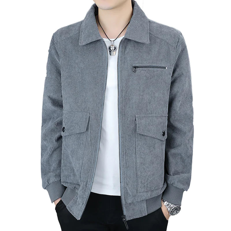 Men's Double Pocket Corduroy Jacket