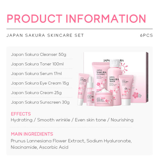 Japan Sakura Skincare Gift Set