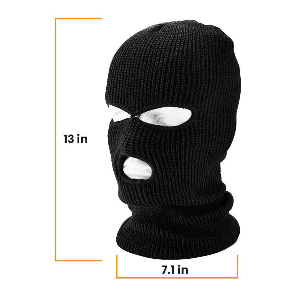 3 Hole Winter Face Mask & Balaclava Beanie