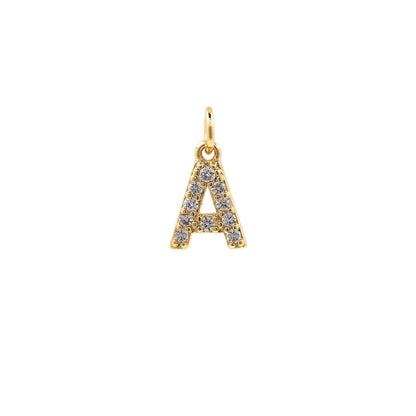 A-Z Initial Zirconia Charm Bracelet for Women