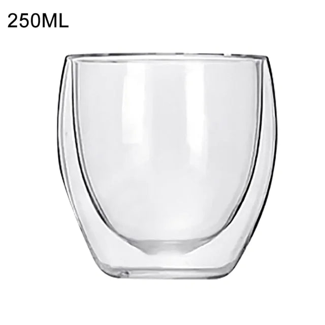 Double Wall Glass Cup Water Bottle