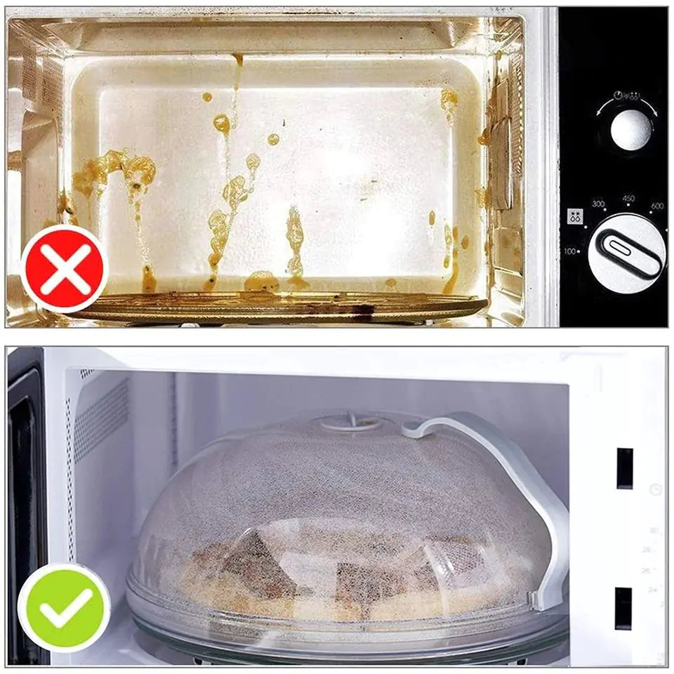 Microwave Food Cover -Transparent High-temperature Resistant Plastic Cover