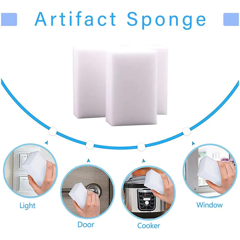 Efficient Cleaning with Melamine Magic Sponge