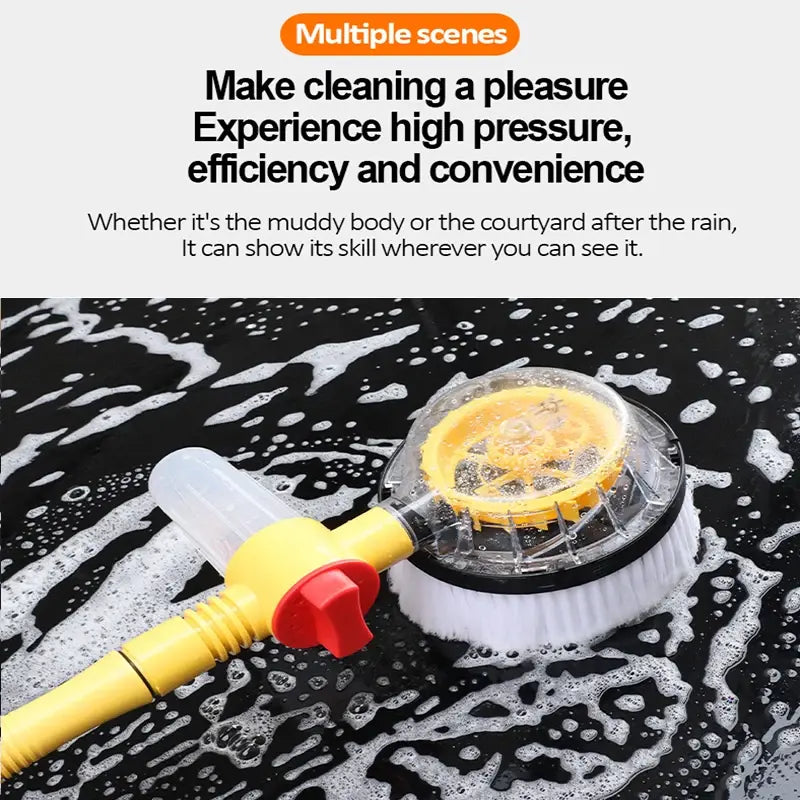 360° Rotary Car Wash Brush Kit