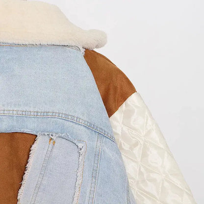 Denim Sherpa Jacket