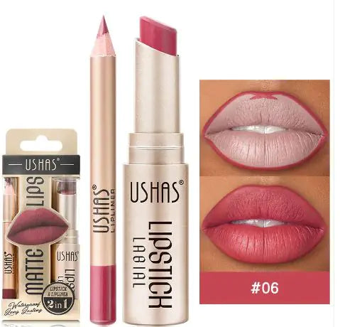 Matte Stain-Free Waterproof Nude Lipstick