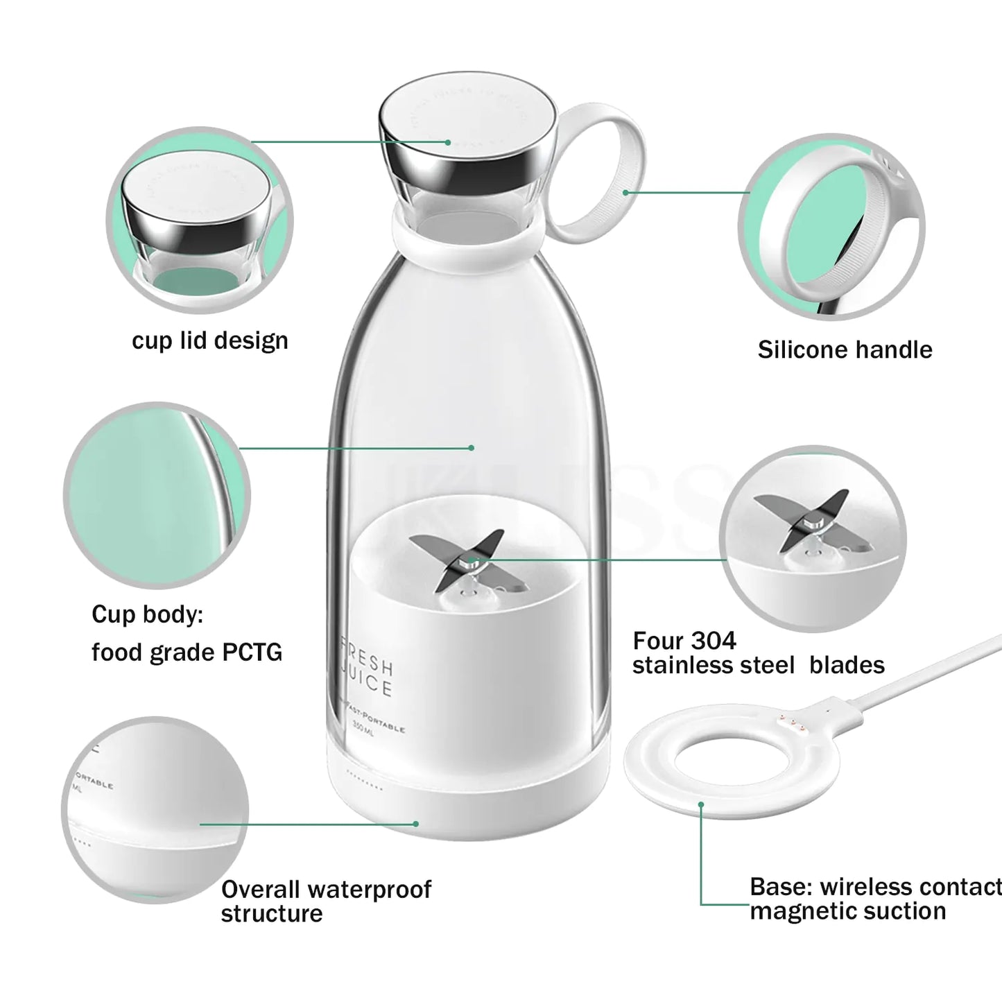 Compact Juice Extractor For Versatile Food Preparation