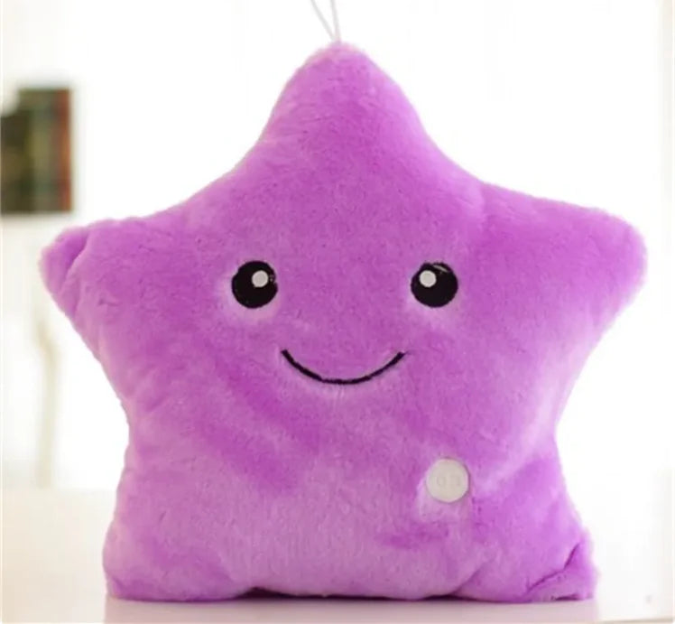 Colorful Luminous Star Pillow