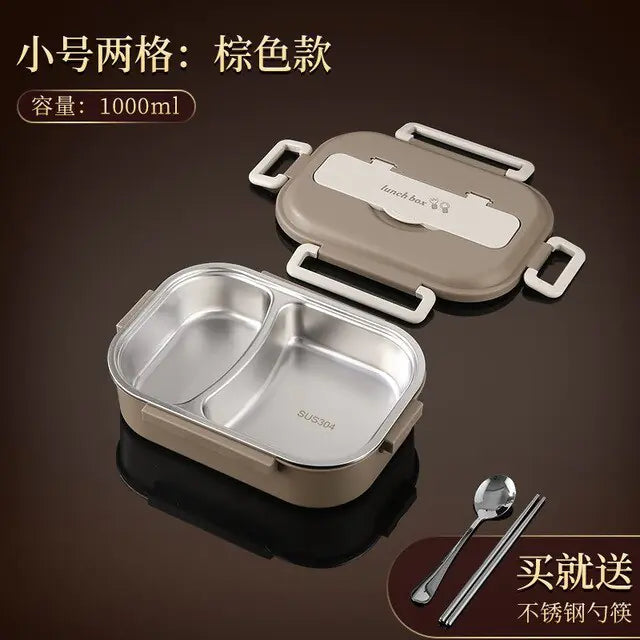 304 stainless steel compartment insulated lunch box