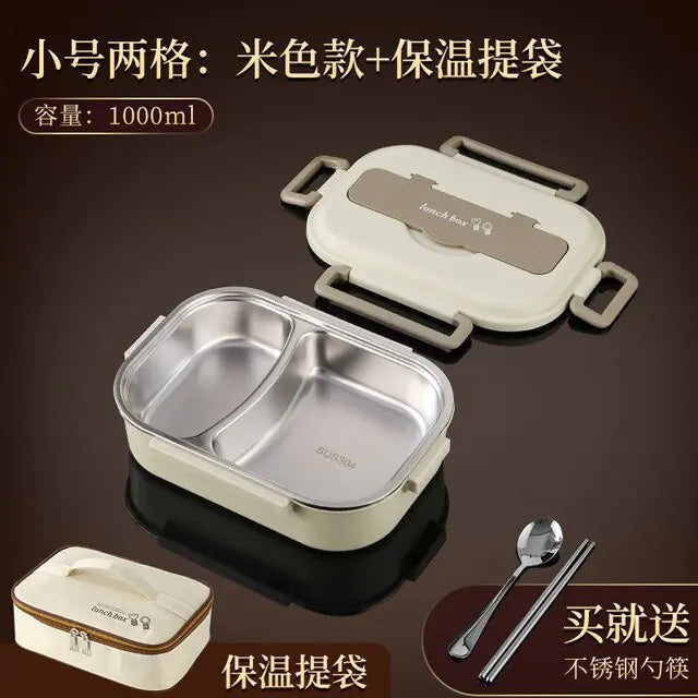 304 stainless steel compartment insulated lunch box