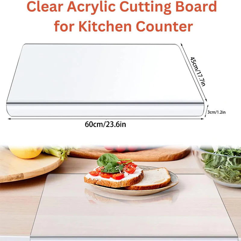 Non-Slip Acrylic Kitchen Chopping Board