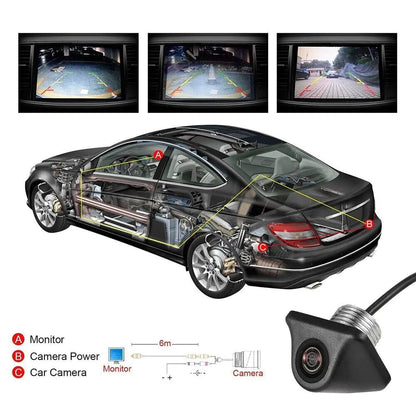 Car Rear View Reverse Camera Parking Backup Cam HD Night Vision Waterproof 170°