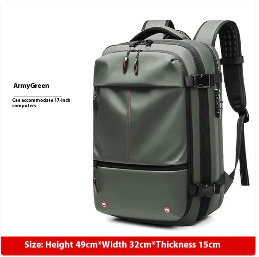 Travel Backpack Men's Business Multifunction Computer Bag Vacuum Compression Large-capacity Backpack