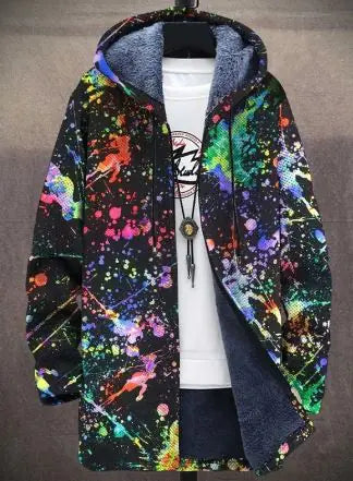 Digital Printed Stand Collar Jacket