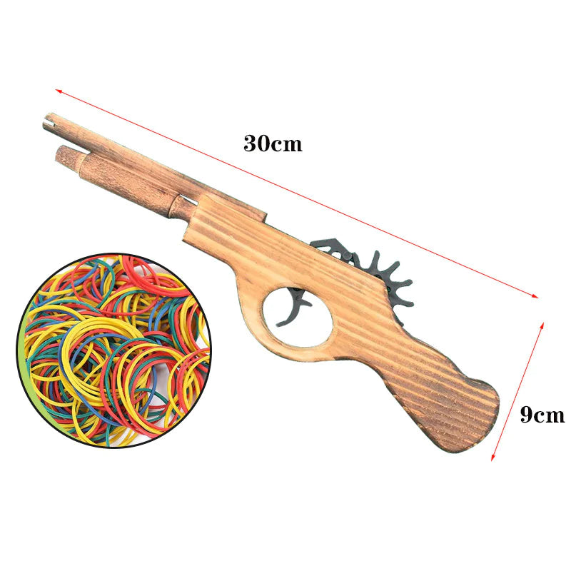 Wooden Rubber Band Launcher