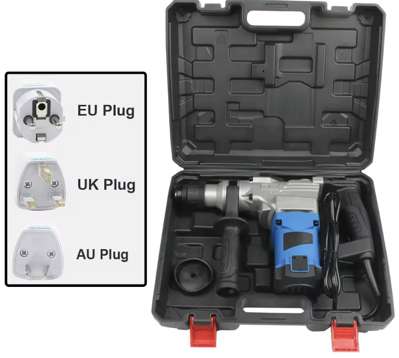 1200W Multifunctional Electric Hammer & Pickaxe – Industrial Impact Drill (220V/230V)