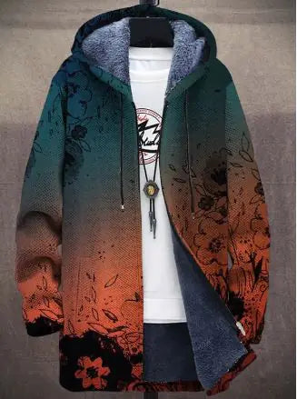 Digital Printed Stand Collar Jacket