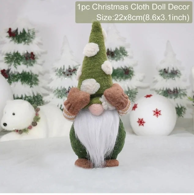 Gnome Christmas Faceless Doll