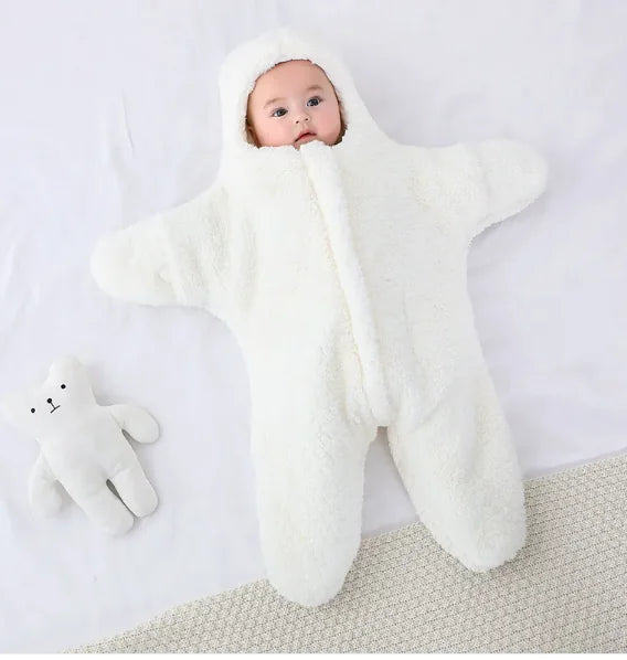 Home Fashion Simple Pentagram Shape Baby Cuddling Quilt