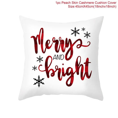 Cartoon Christmas Pillow Cover