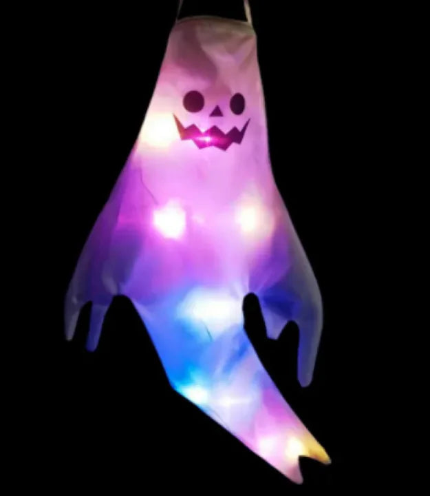 Glow Haunt Ghost Face Decoration